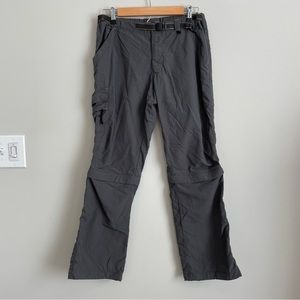 REI | Grey Nylon Zip Off Pants Shorts Combo for Outdoors Size 6